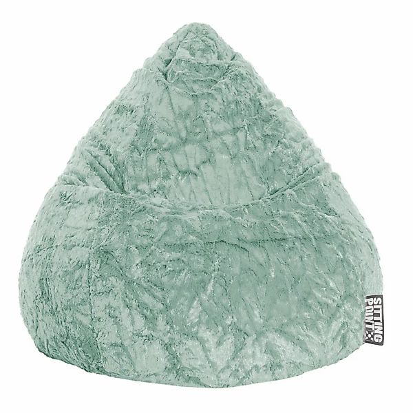 Sitting Point Sitzsack Fluffy 220 l Salbei günstig online kaufen