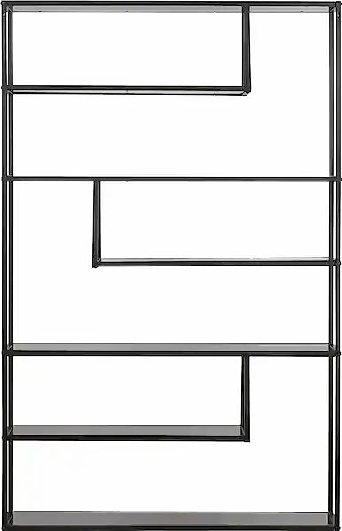 WOOOD Bücherregal »Teun«, Regal aus Metall, viel Platz, H 188 cm x B 120 cm günstig online kaufen