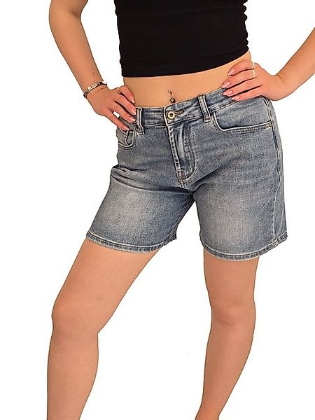 ESViViD Jeansshorts im 5-Pocket-Stlye mit krempelbarem Beinabschluss günstig online kaufen