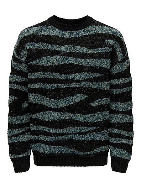 ONLY & SONS Strickpullover - modischer Boucle Pullover - ONSLINCOLM DS 3 BO günstig online kaufen