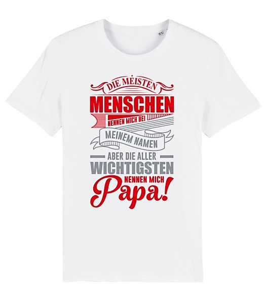 Die Wichtigsten Nennen Mich Papa · Männer Bio T-Shirt Stanley Stella 2.0 günstig online kaufen