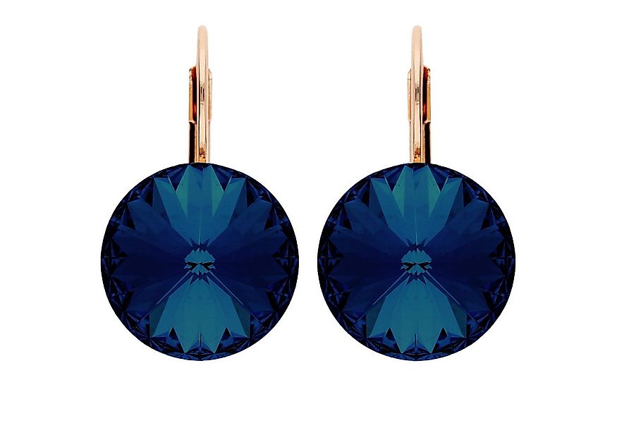 LÖB Paar Ohrstecker 750 (18 Karat) Roségold vergoldet Ohrringe Hängend Kris günstig online kaufen