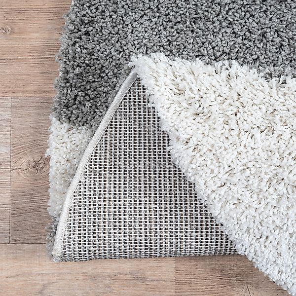 Sanat Hochflor-Teppich »Milano 1254«, rund, 30 mm Höhe, Hochflor, Wohnzimme günstig online kaufen