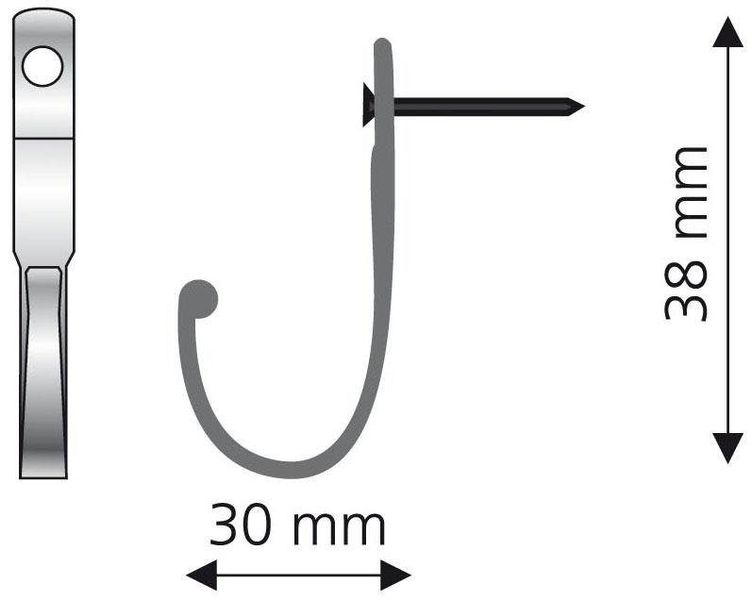 Liedeco Zierhaken für Vorhänge günstig online kaufen