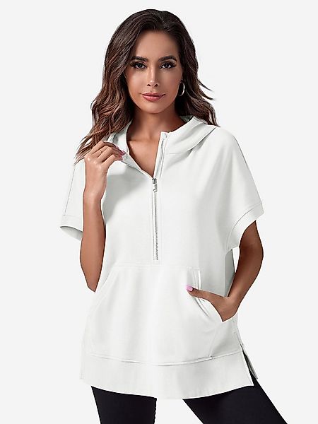 Imily Bela Sweatshirt Damen Kurzarm-Freizeitpullover (Packung, 1-tlg., 1per günstig online kaufen