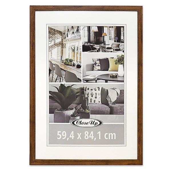 Close Up Bilderrahmen Posterrahmen 59,4 x 84 cm Din A1, Holzdekor Eiche dun günstig online kaufen