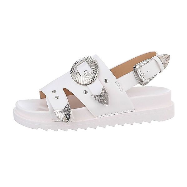Ital-Design Damen Freizeit Riemchensandalette (85960148) Keilabsatz/Wedge günstig online kaufen