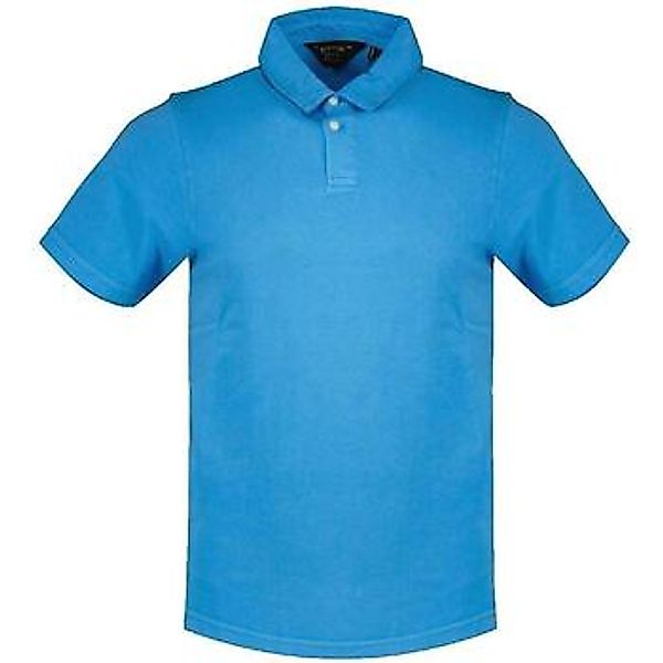 Superdry  Poloshirt Polo  Studios Jersey bleu manches courtes günstig online kaufen