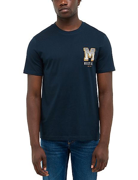 MUSTANG T-Shirt "Stlye Austin" mit Logo Print günstig online kaufen