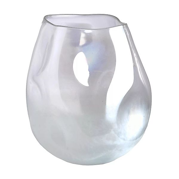 pols potten - Collision Vase S - weiß/H 20,5cm x Ø 19,5cm günstig online kaufen