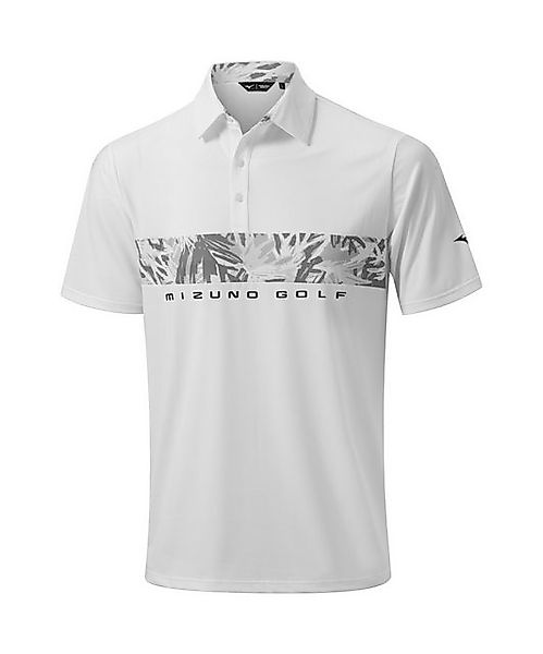 Mizuno Poloshirt Mizuno Golf Polo Cali Stripe Weiß Herren M günstig online kaufen