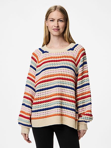 pieces Rundhalspullover PCDOSLA LS O-NECK KNIT günstig online kaufen