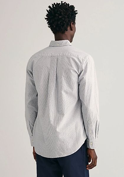 Gant Langarmhemd "Regular Fit Oxford Hemd strukturiert langlebig dicker ges günstig online kaufen