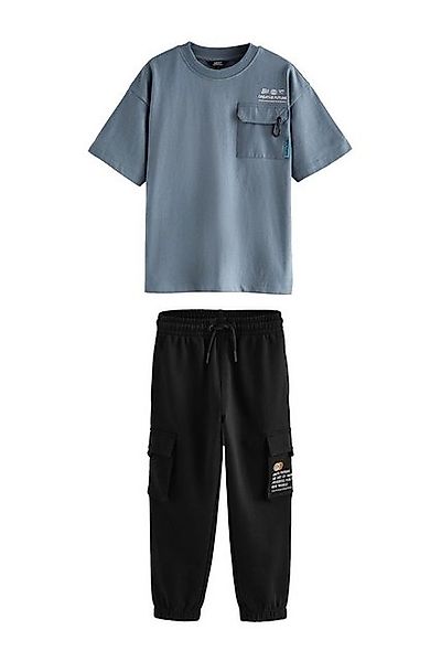 Next Shirt & Hose Utility-T-Shirt und Jogginghose im Set (2-tlg) günstig online kaufen