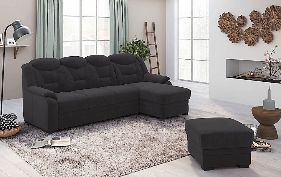 COTTA Ecksofa "Marcus L-Form" wahlweise mit Bettfunktion günstig online kaufen