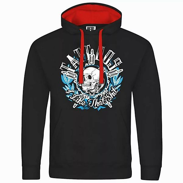 deinshirt Kapuzenpullover Herren Kapuzenpullover Tattoos i like that shit M günstig online kaufen