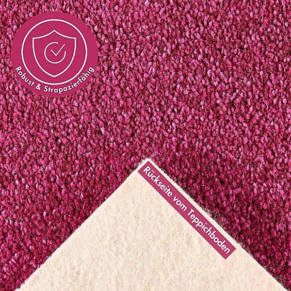 Andiamo Teppichboden »Sophie, Frisee-Velours, Made in Netherlands«, rechtec günstig online kaufen