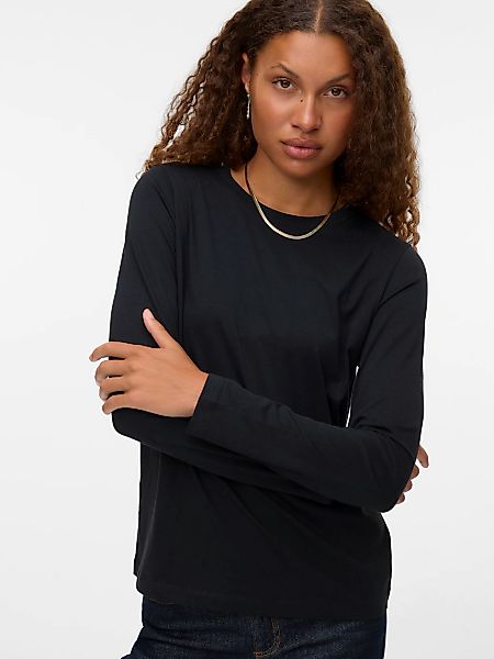 Vero Moda Langarmshirt "VMPAULINA LS T-SHIRT GA JRS NOOS" günstig online kaufen