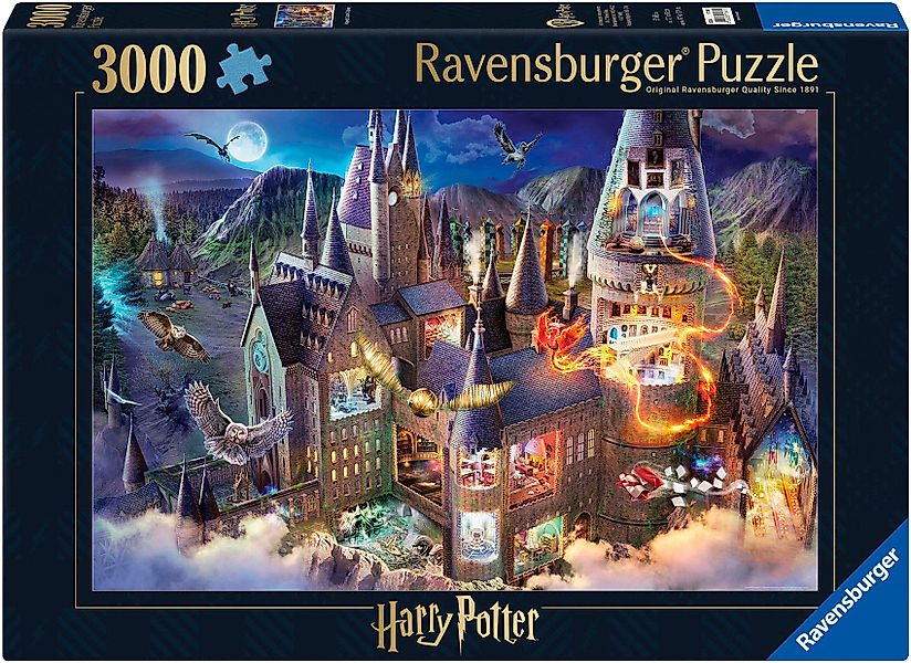 Ravensburger Puzzle Hogwarts Interior, 3000 Puzzleteile, günstig online kaufen