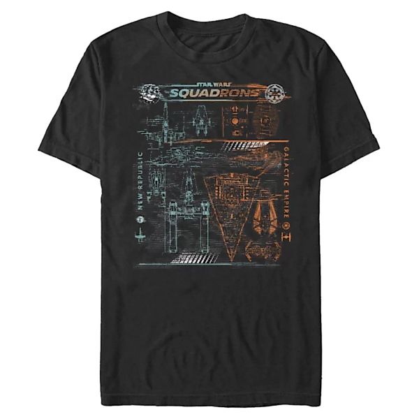 Star Wars - Squadrons - Gruppe So Many Ships - Männer T-Shirt günstig online kaufen