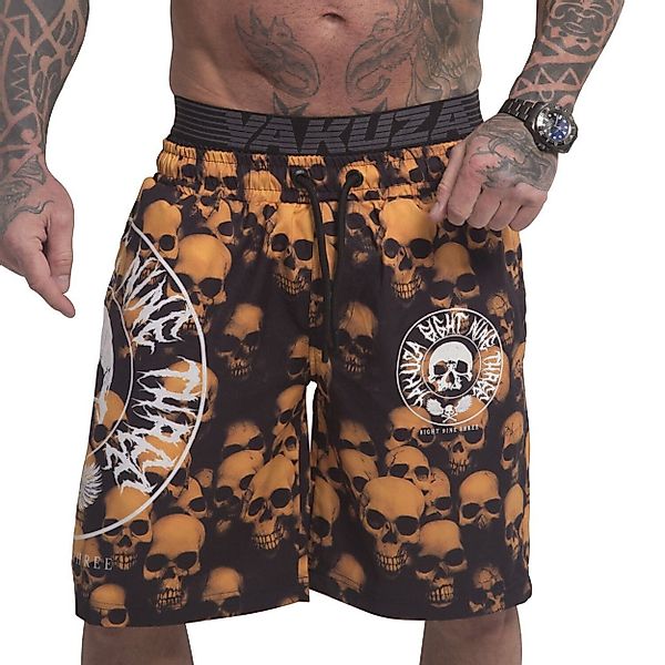 YAKUZA Badeshorts Skull Theme günstig online kaufen