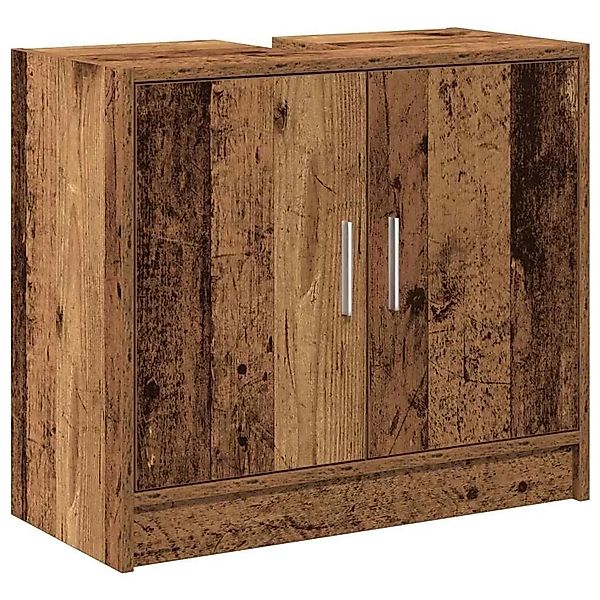 vidaXL Badezimmerschrank mit Tür Altholz 63 x 29 x 55 cm Holzwerkstoff 8692 günstig online kaufen
