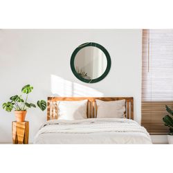 Tulup Dekospiegel mit Aufdruck Badezimmerspiegel Wandspiegel günstig online kaufen