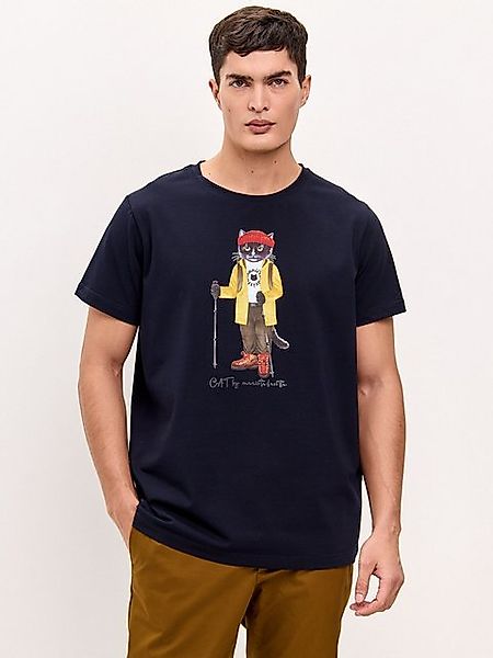 CAT by maniita lacitta Kurzarmshirt TRAVEL CAT (1-tlg) mit Katzen-Print günstig online kaufen