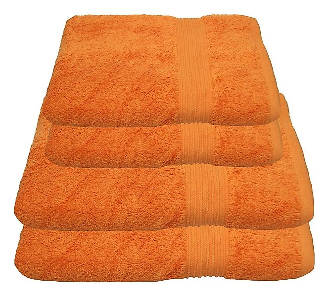 Julie Julsen Handtücher 4-Handtücher-Orange, Baumwolle (4-St) günstig online kaufen