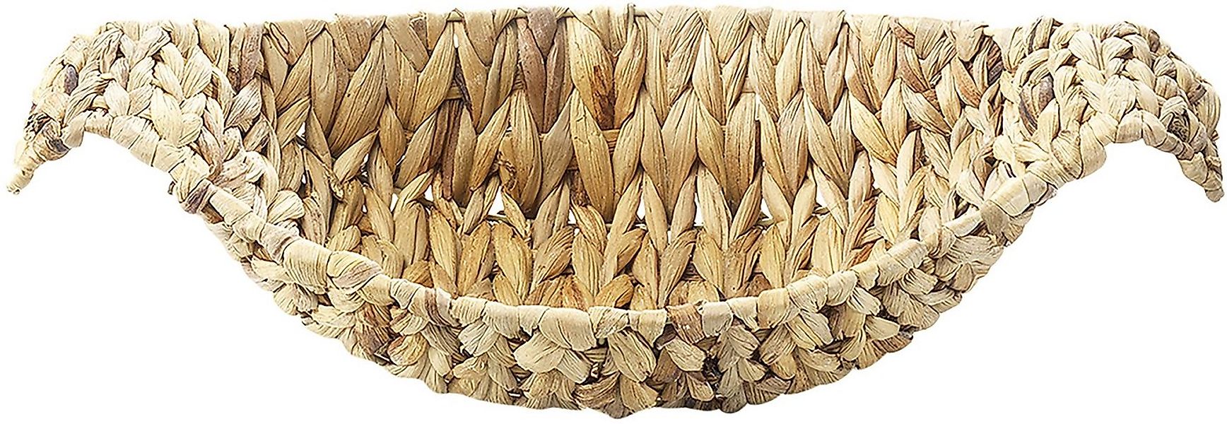 Kobolo Dekoschale Dekoschüssel aus Wasserhyazinthe oval mit Griffen günstig online kaufen