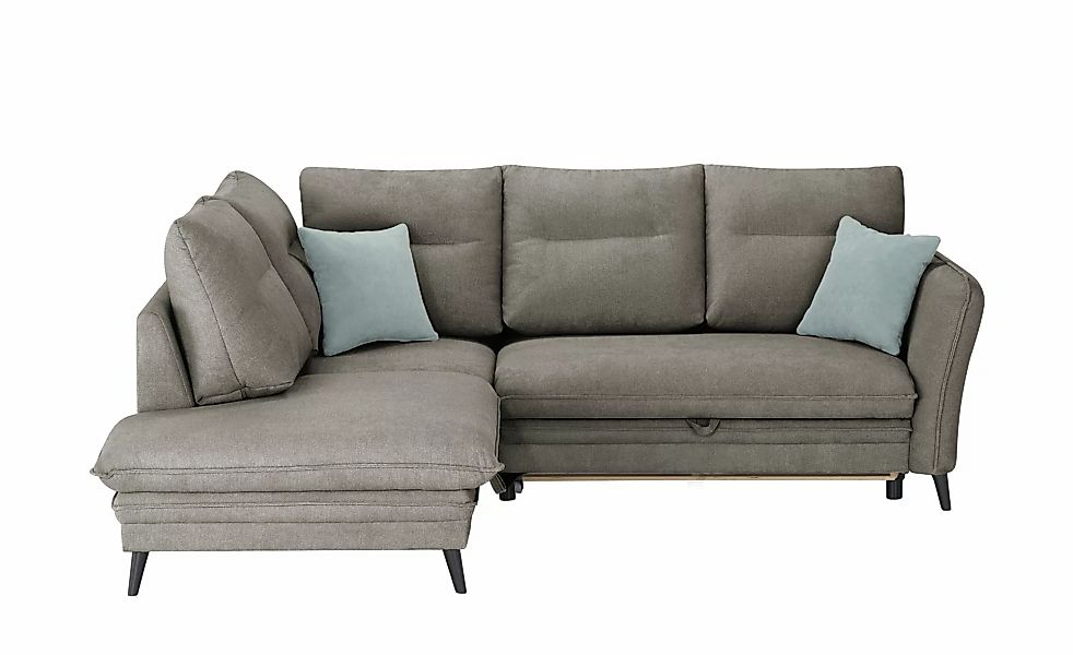 Ecksofa  Wilma ¦ grau ¦ Maße (cm): B: 245 H: 95 T: 203.0 Polstermöbel > Sof günstig online kaufen