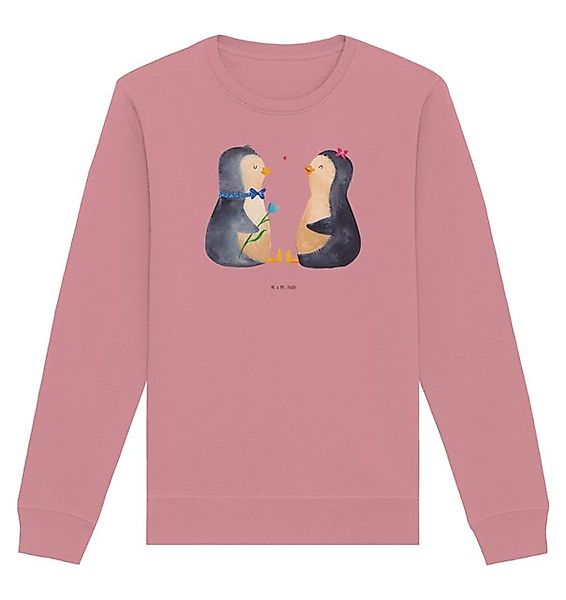 Mr. & Mrs. Panda Longpullover Pinguin Pärchen Größe S - Canyon Pink - Gesch günstig online kaufen