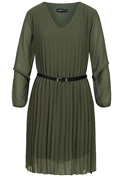CLOUD 5IVE Shirtkleid CLOUD 5IVE Cloud 5ive Pleated Dress with belt (1-tlg) günstig online kaufen