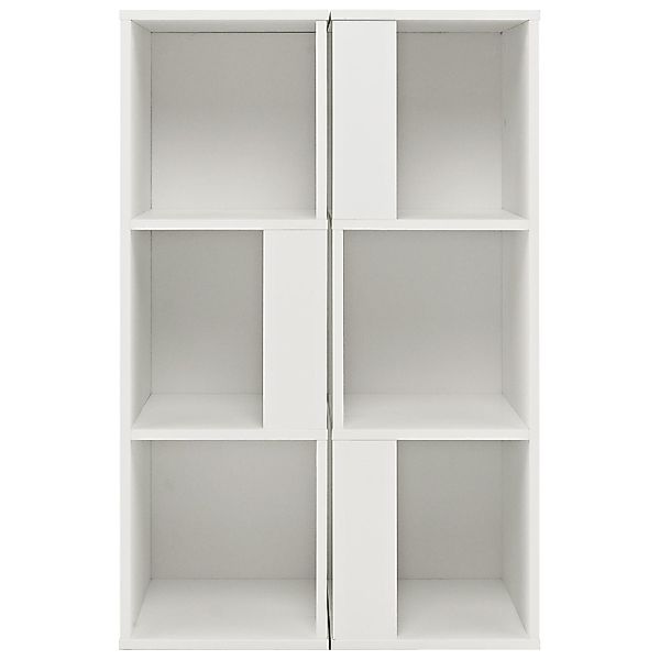 KOMFOTTEU Bücherregal Standregal, 2er Set, mit günstig online kaufen