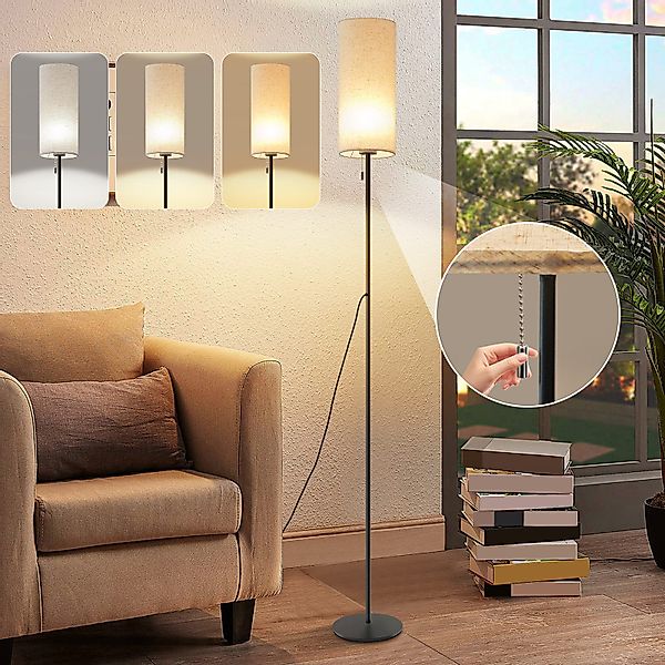 Nettlife LED Stehlampe Wohnzimmer Vintage Dimmbar günstig online kaufen