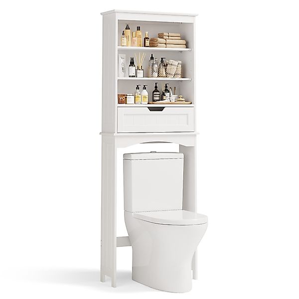 Bealife Badregal,Toilettenregal, WC-Schrank mit Verstellbares Regal günstig online kaufen