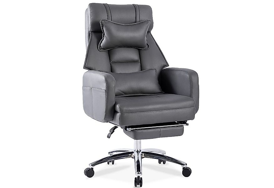 SeedWave Bürostuhl XXL Chefsessel mit Fußstütze, Kopfstütze & Lendenstütze, günstig online kaufen