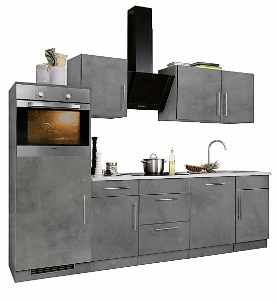 wiho Küchen Küchenzeile "Cali, TOPSELLER" ohne E-Geräte, Breite 280 cm günstig online kaufen