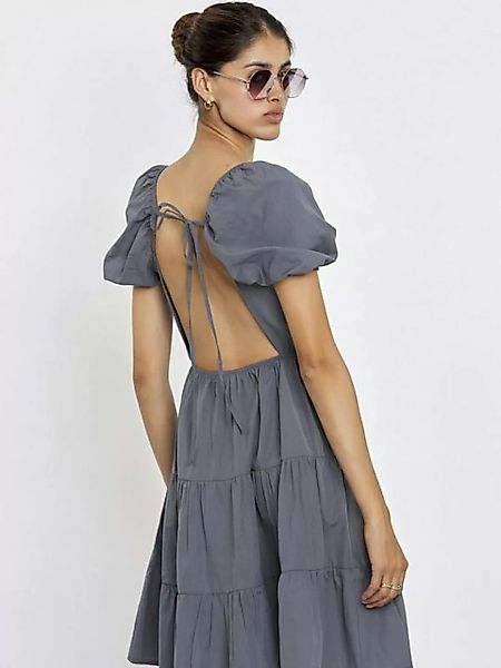 Freshlions Sommerkleid Freshlions Kleid Grau S günstig online kaufen