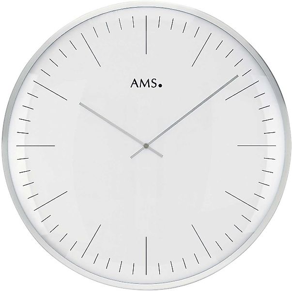 AMS Wanduhr Wanduhr modern Gehäusedurchmesser 40 günstig online kaufen