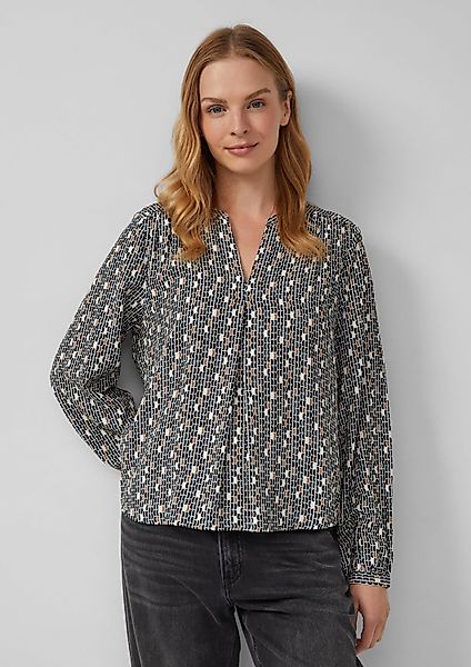 s.Oliver Langarmbluse Bluse Bluse aus Viskose günstig online kaufen