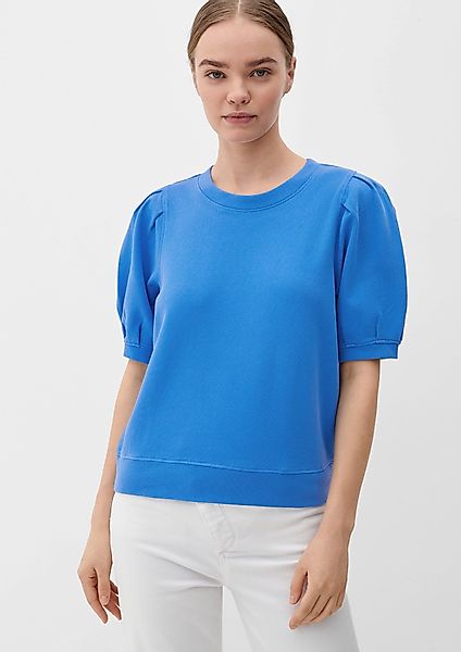 s.Oliver Kurzarmshirt Sweatshirt mit halblangem Arm günstig online kaufen