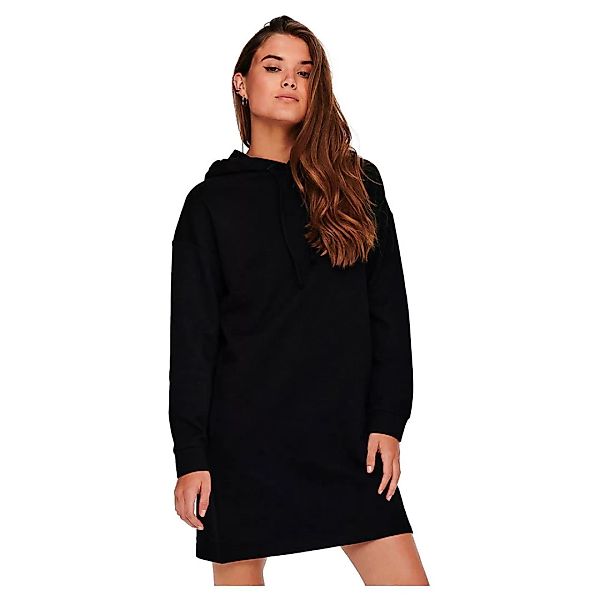 Only Dreamer Life Sweat-kapuzenkleid XL Black günstig online kaufen