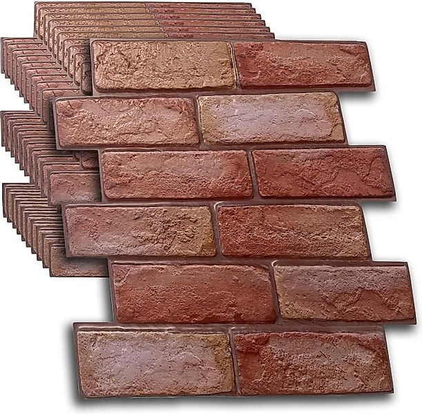 Kaket Wandtattoo 3D Wandpaneele Selbstklebend Wandtapete 30 x 30cm (10 St) günstig online kaufen