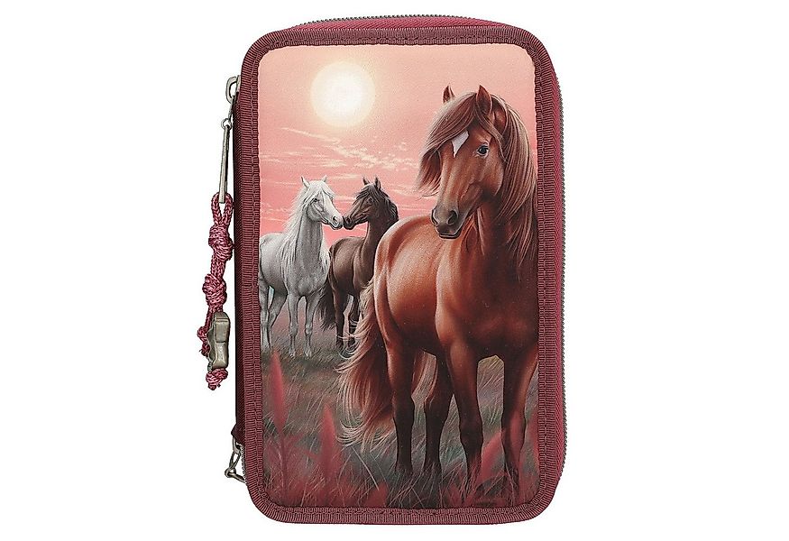 Depesche Geldbörse Depesche 3-Fach Federtasche Miss Melody DREAMLAND pink/r günstig online kaufen