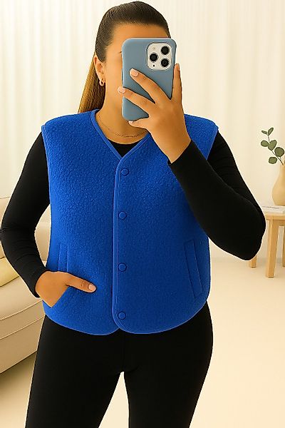 Worldclassca Fellimitatweste Worldclassca Teddy Weste Warm günstig online kaufen