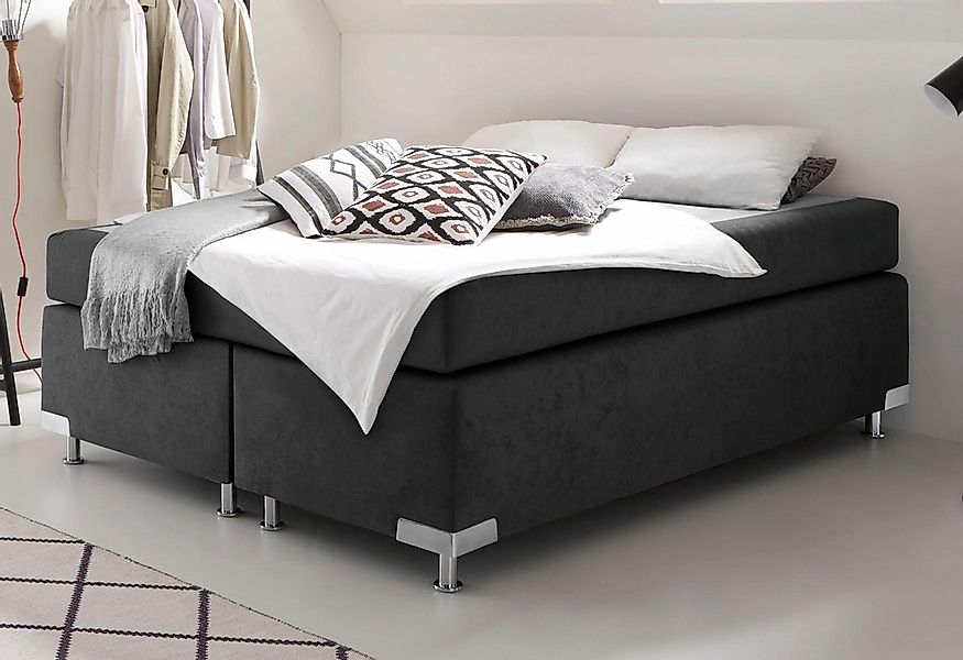 Westfalia Schlafkomfort Boxspringbett "Holland" ohne Kopfteil, frei im Raum günstig online kaufen