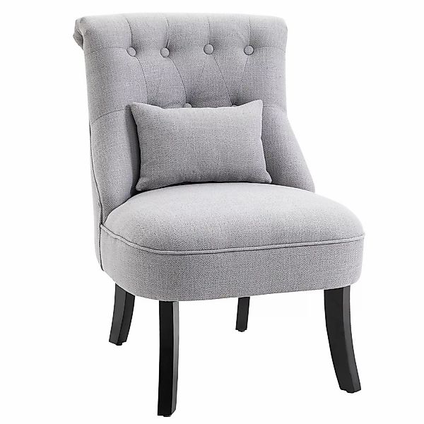 HOMCOM Relaxsessel mit Rückenkissen 52,5 x 69 x 77 cm günstig online kaufen