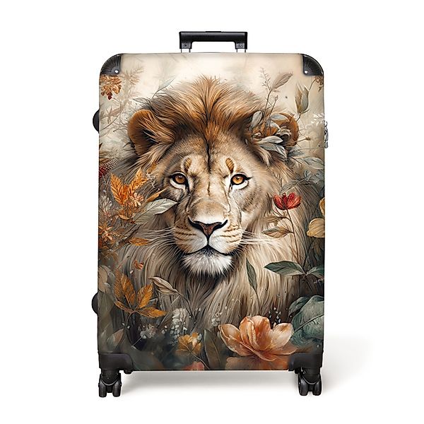 NoBoringSuitcases.com© Hartschalen-Trolley Löwe - Wildtiere - günstig online kaufen