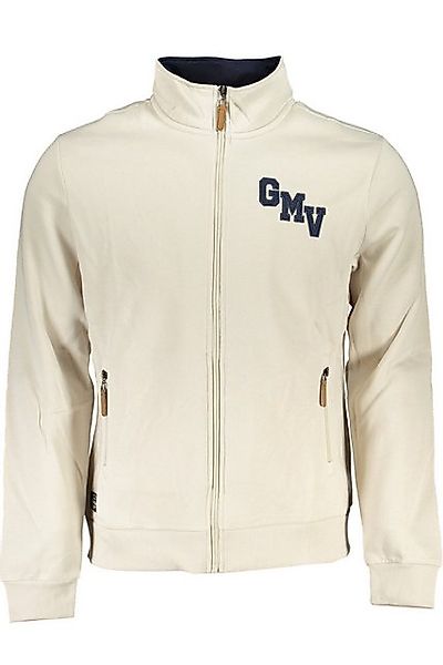 GIAN MARCO VENTURI Sweatshirt Weißes Herren Sweatshirt mit Reißverschluss - günstig online kaufen